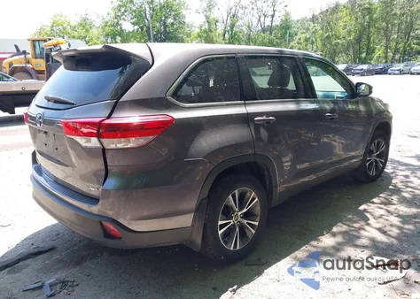 2019 Toyota Highlander Le из США, поврежденный, VIN 5TDBZRFH4KS992336